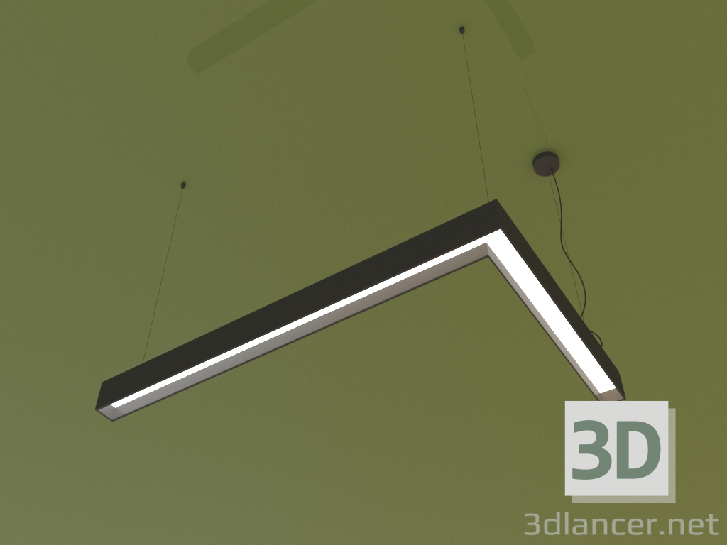 3 डी मॉडल लैम्प एंगल एल (550x900 मिमी) - पूर्वावलोकन