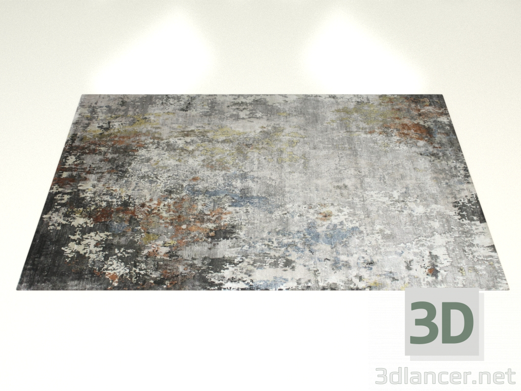 3d модель Вузликовий килим, дизайн Morzine – превью