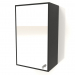 modello 3D Specchio con cassetto ZL 09 (300x200x500, legno nero) - anteprima