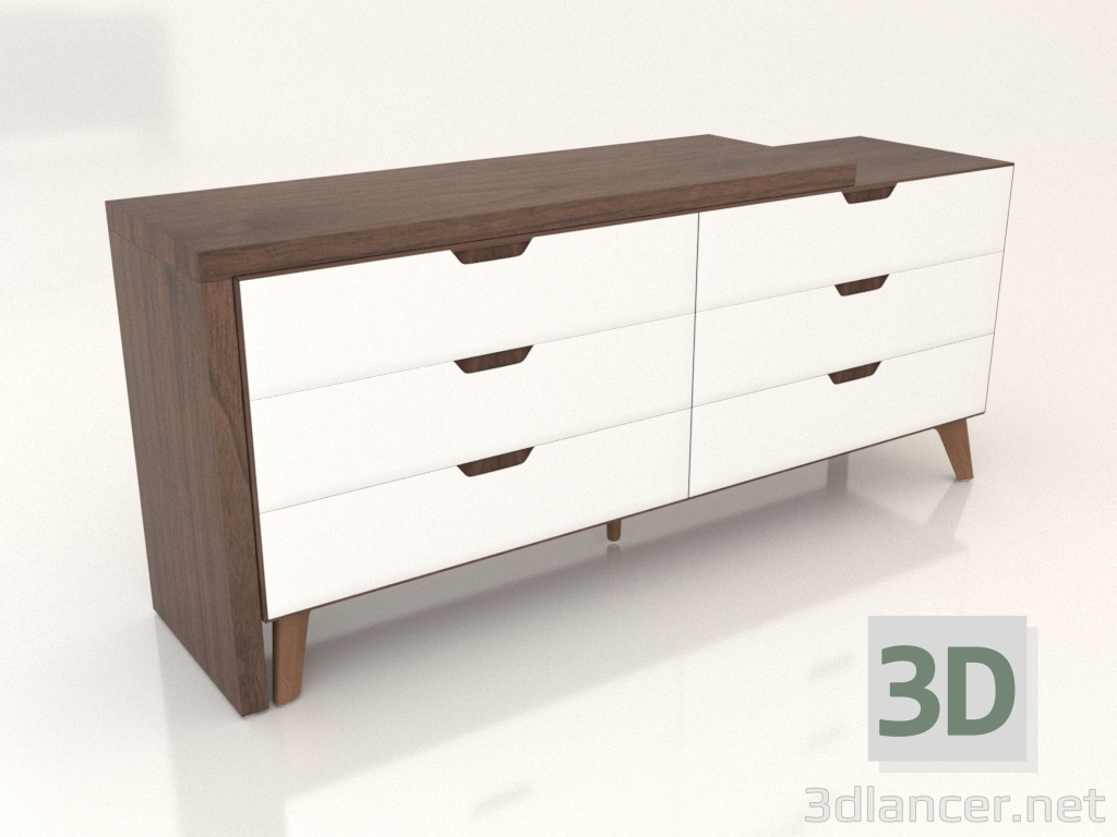 3d model Chest of drawers Karen (option 2) - preview