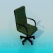 3d model Chair on wheels - preview