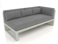 Modular sofa, section 1 right (Cement gray)