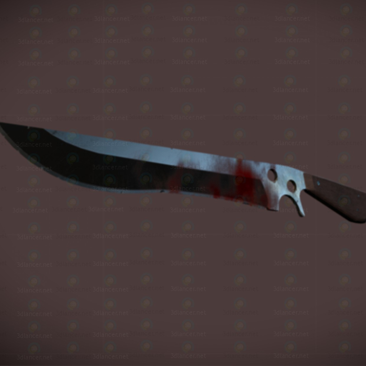 3d SAR knife zombie-crasher model buy - render 3d SAR knife zombie-crasher model buy - render