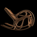 3d модель крісло качалка – превью