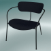 modello 3D Chair Pavilion (AV11, H 70cm, 65x69cm, Velvet 9 Midnight) - anteprima