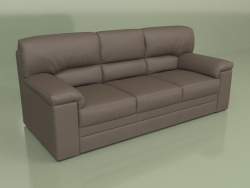 Sofa Ella 3-seater (Brown leather)