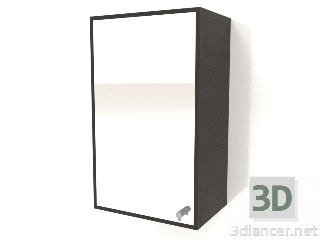 3d model Mirror with drawer ZL 09 (300x200x500, wood brown dark) - preview