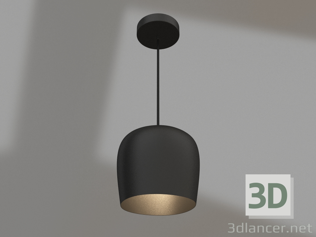 modello 3D Lampada SP-PEONY-HANG-R250-15W Day4000 (BK, 65 gradi, 230V) - anteprima