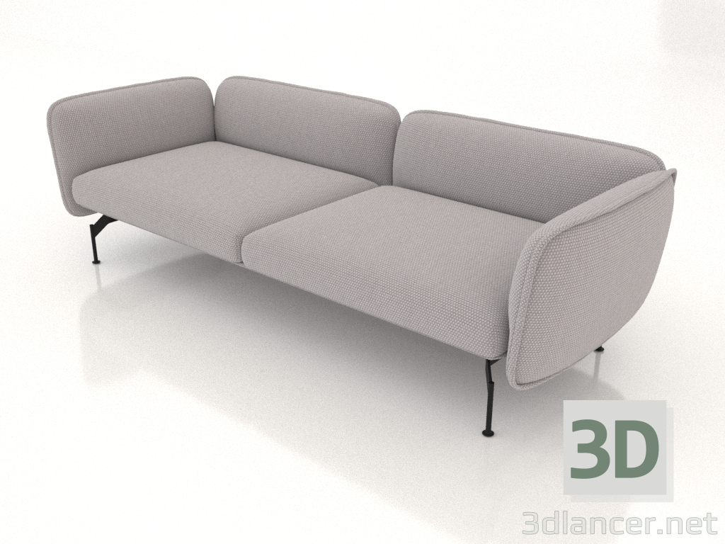 3d model 2.5 seater sofa - preview