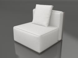Módulo de sofá, seção 3 (cinza quartzo)