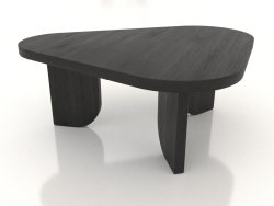 Mesa de centro COBBLE (L, roble negro)
