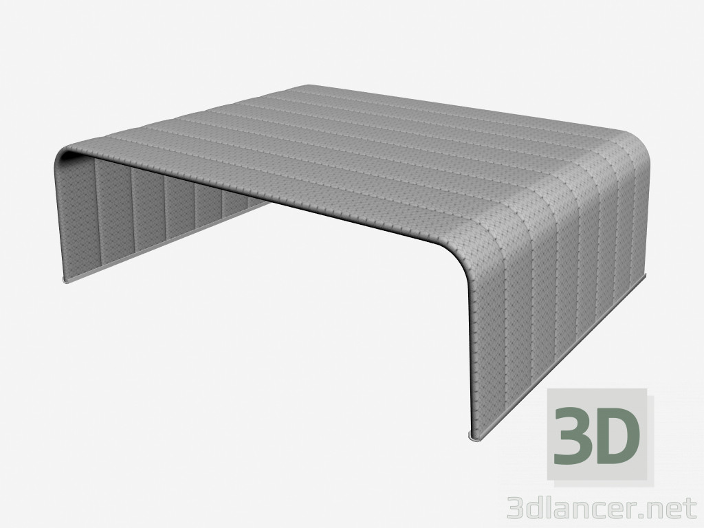 3D Modell Sitzbank Gestell B18H - Vorschau