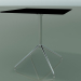 modello 3D Tavolo quadrato 5741 (H 72.5 - 69x69 cm, aperto, Nero, LU1) - anteprima