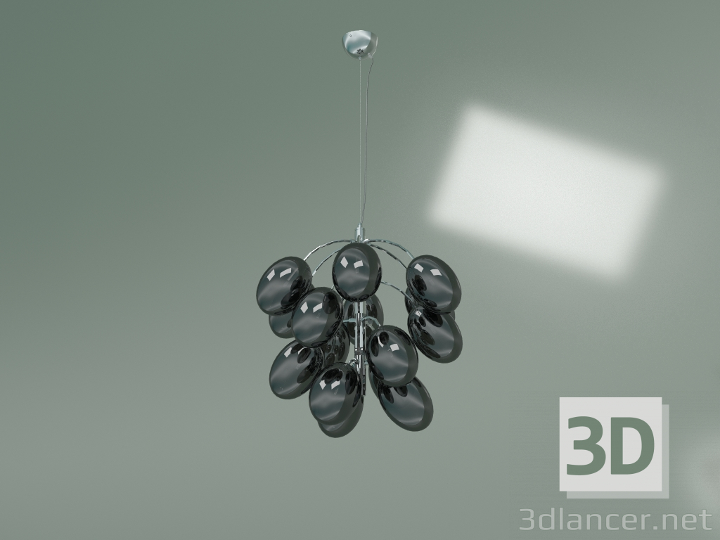 3d модель Подвесной светильник 290-15 (хром) – превью
