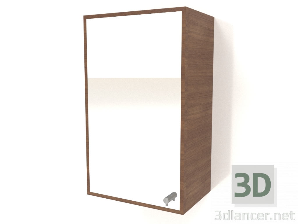 3d model Mirror with drawer ZL 09 (300x200x500, wood brown light) - preview