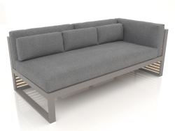 Modular sofa, section 1 right (Quartz gray)