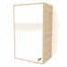 3d model Mirror with drawer ZL 09 (300x200x500, wood white) - preview