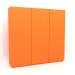 3D modeli Gardırop MW 04 boya (3000x600x2850, parlak parlak turuncu) - önizleme