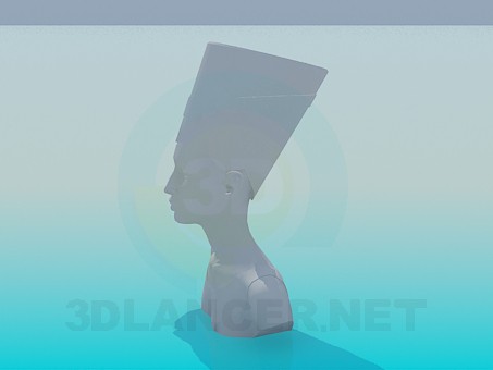 modelo 3D Un busto de la reina - escuchar modelo 3D Un busto de la reina - escuchar