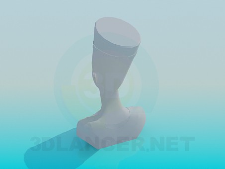 modelo 3D Un busto de la reina - escuchar modelo 3D Un busto de la reina - escuchar