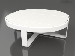 Round coffee table Ø90 (White)