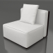 Modelo 3d Módulo de sofá, seção 3 (preto) - preview