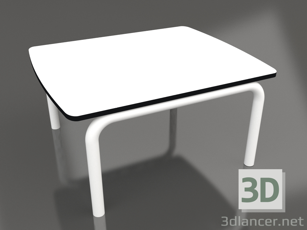 3d модель Стол журнальный 60х50 (White) – превью