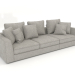 3D Modell Cartier-Sofa 3 (Zeus 4) - Vorschau