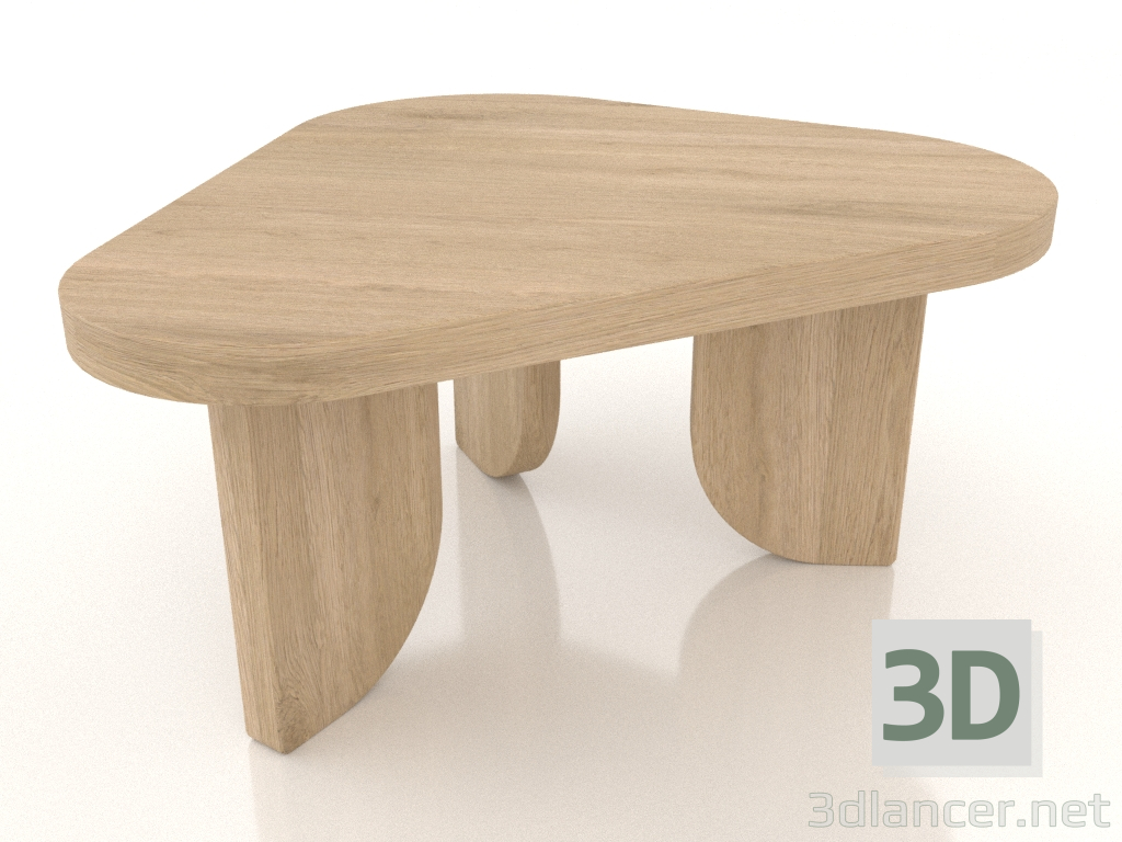 3d модель Столик журнальный COBBLE (M, осветленный дуб) – превью