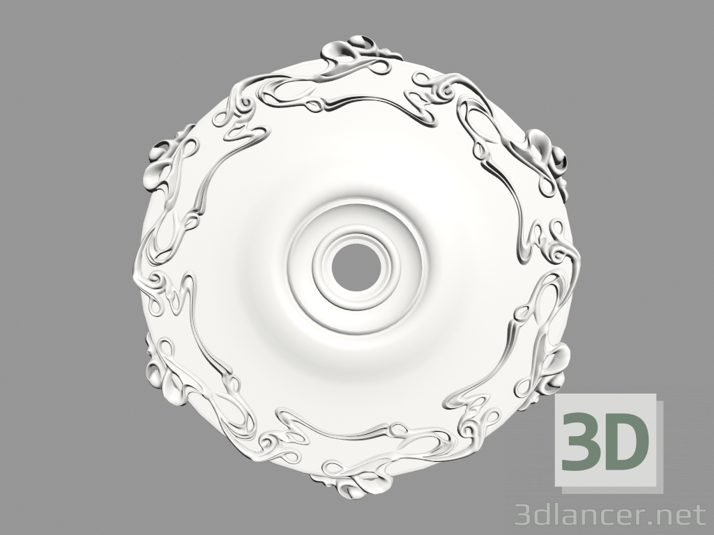 3D modeli Tavan çıkışı (P84) - önizleme