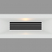 3d model Recessed wall light MEGALINK HORIZONTAL WITH GRID (S4699) - preview