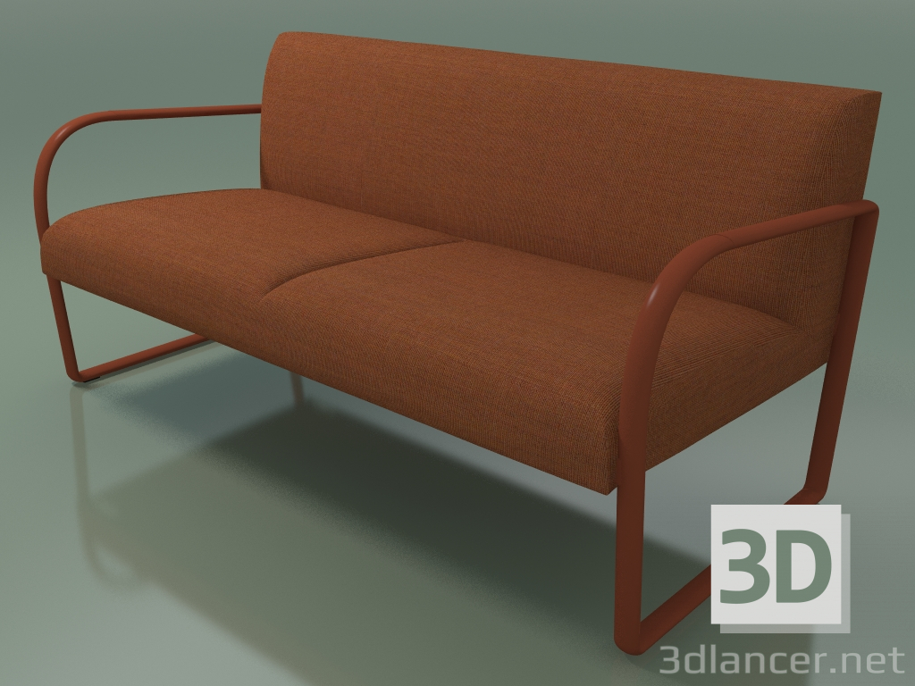 3d model Double sofa-bed 6102 (V61 matt, Canvas 2 CV00454) - preview