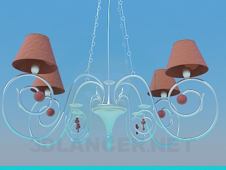 3d модель Люстра – превью 3d модель Люстра – превью