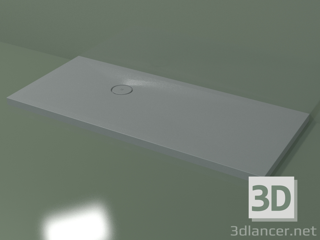Modelo 3d Base de duche (30UBD113, cinza prateado C35, 160 x 70 cm) - preview