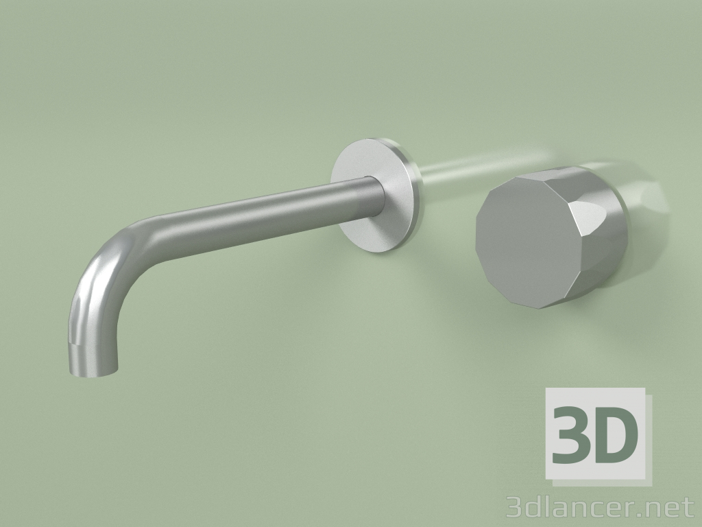 3d model Wall-mounted mixer with spout (15 10 T, AS) - preview
