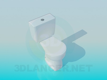 3d model Toilet Bowl - preview 3d model Toilet Bowl - preview