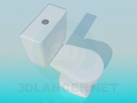 3d model Toilet Bowl - preview 3d model Toilet Bowl - preview