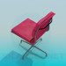 3D Modell Sessel mit weichen Einsätzen - Vorschau