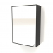 3d model Mirror with drawer ZL 09 (500x200x700, wood black) - preview