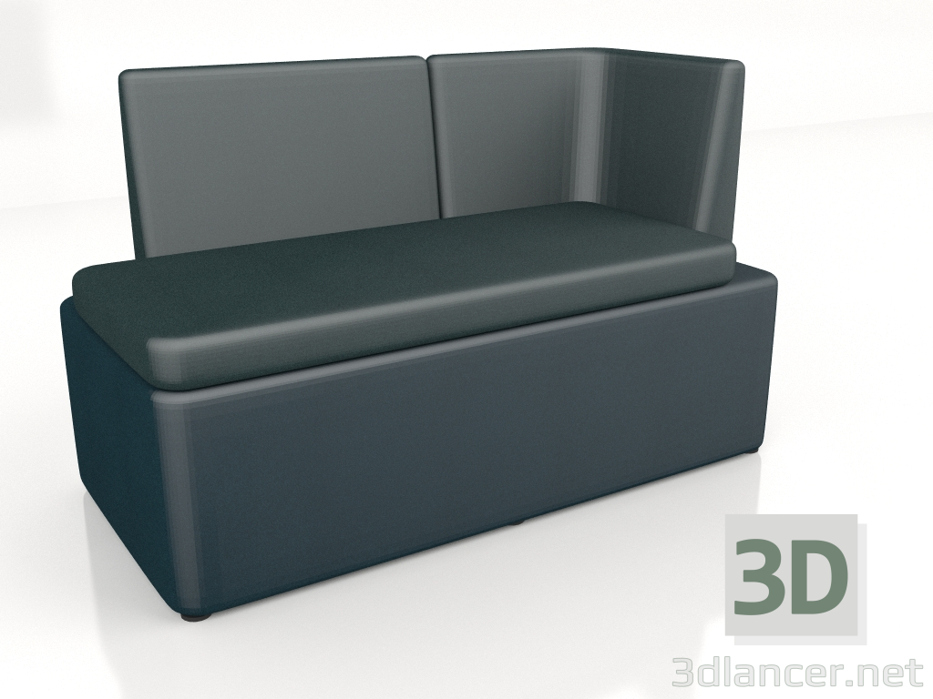3d model Modular sofa Kaiva Low KAV6R - preview