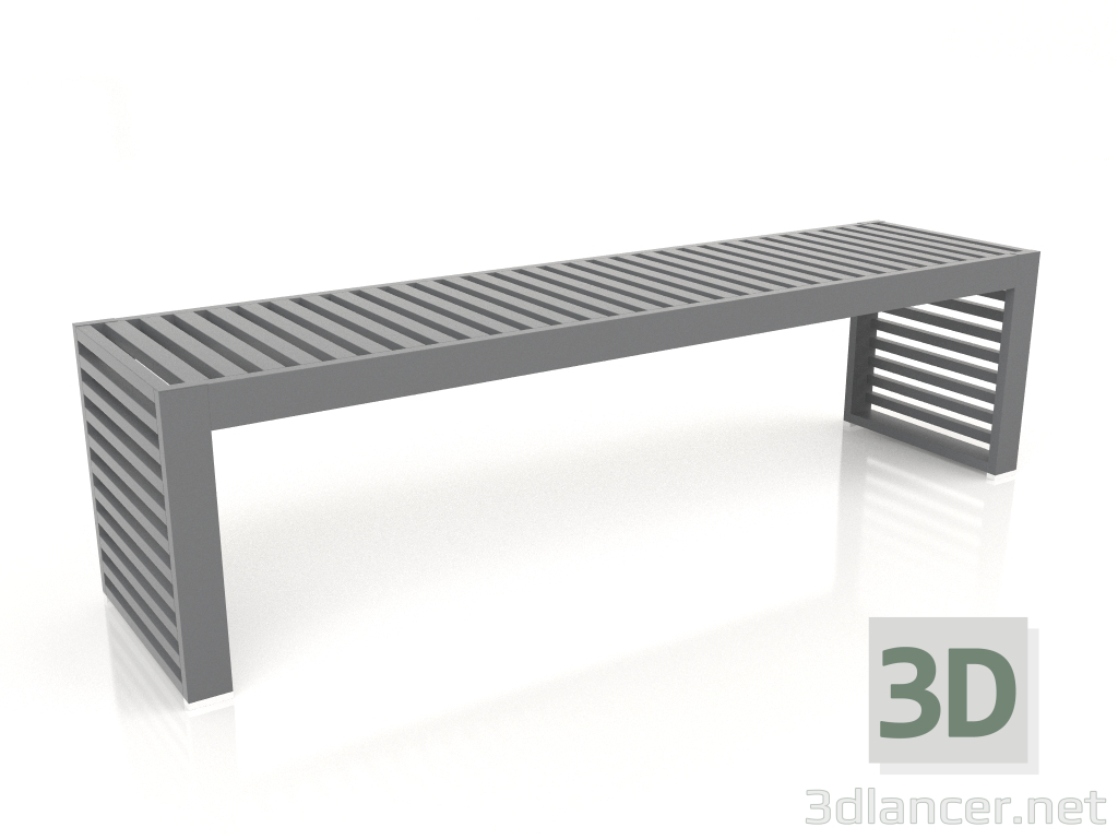 3d model Bench 161 (Anthracite) - preview