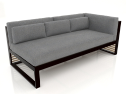 Modular sofa, section 1 right (Black)