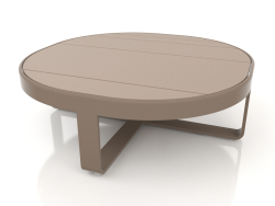 गोल कॉफी टेबल Ø90 (कांस्य)