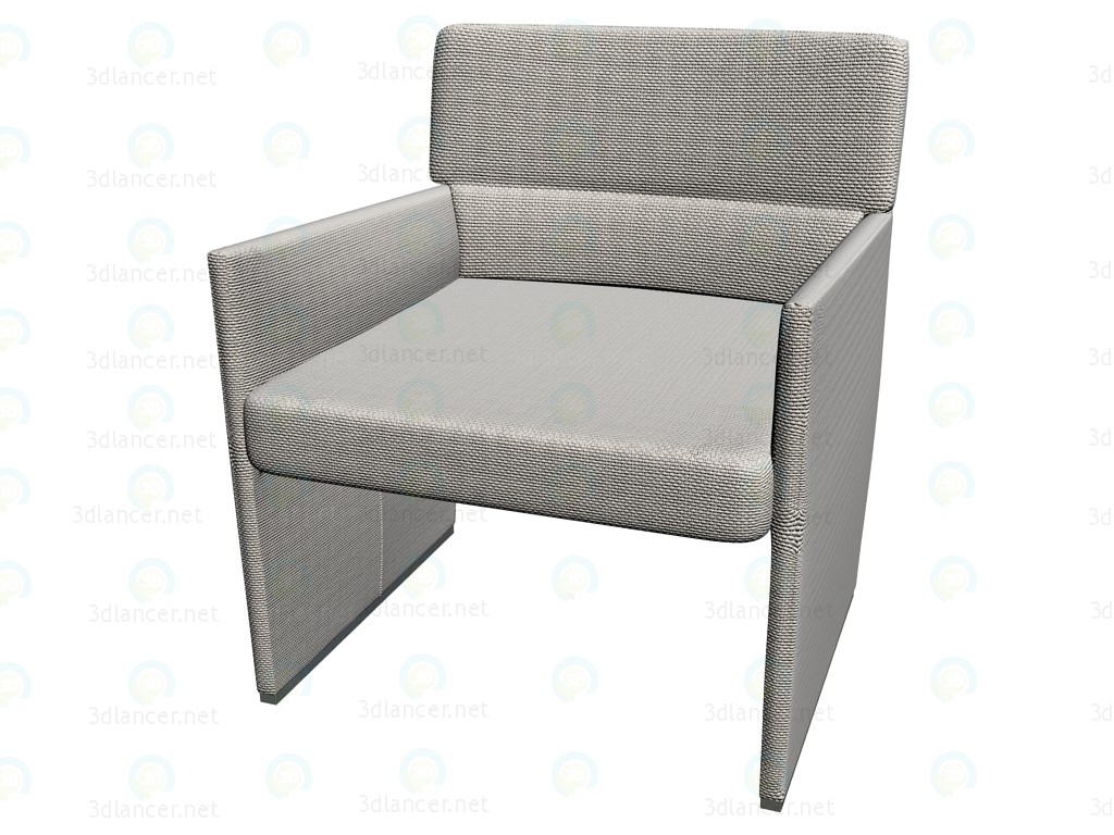 3d model Armchair P067 - preview