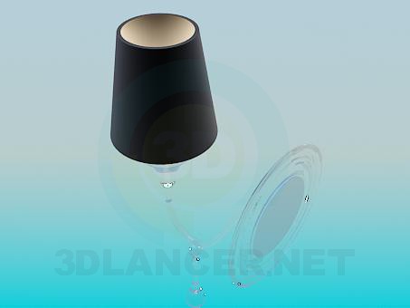 3d model The lamp on the wall - preview 3d model The lamp on the wall - preview