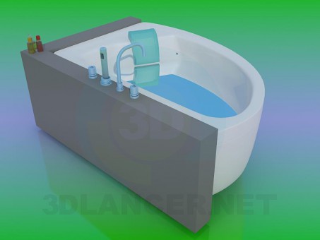 modelo 3D Bañera de hidromasaje - escuchar modelo 3D Bañera de hidromasaje - escuchar
