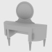 3d model Dressing table DAME MAKE-UP (160X54XH42) - preview