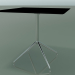 3d model Square table 5742 (H 72.5 - 79x79 cm, spread out, Black, LU1) - preview