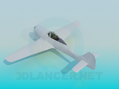 3d model Single plane - preview 3d model Single plane - preview