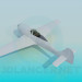 3D Modell Einziges Flugzeug - Vorschau